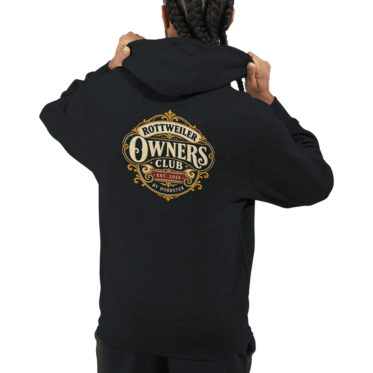 Rottweiler Owners Club Men's Zip Hoodie - Hobbster