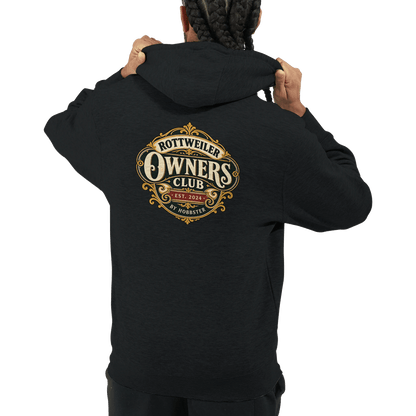 Rottweiler Owners Club Men's Zip Hoodie - Hobbster