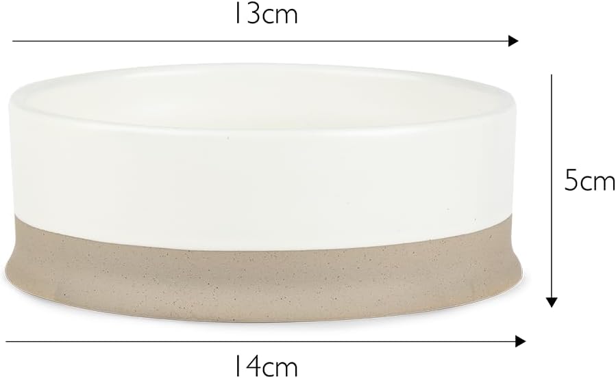 Scruffs Scandi Cream Non Tip Bowl 20cm - Hobbster