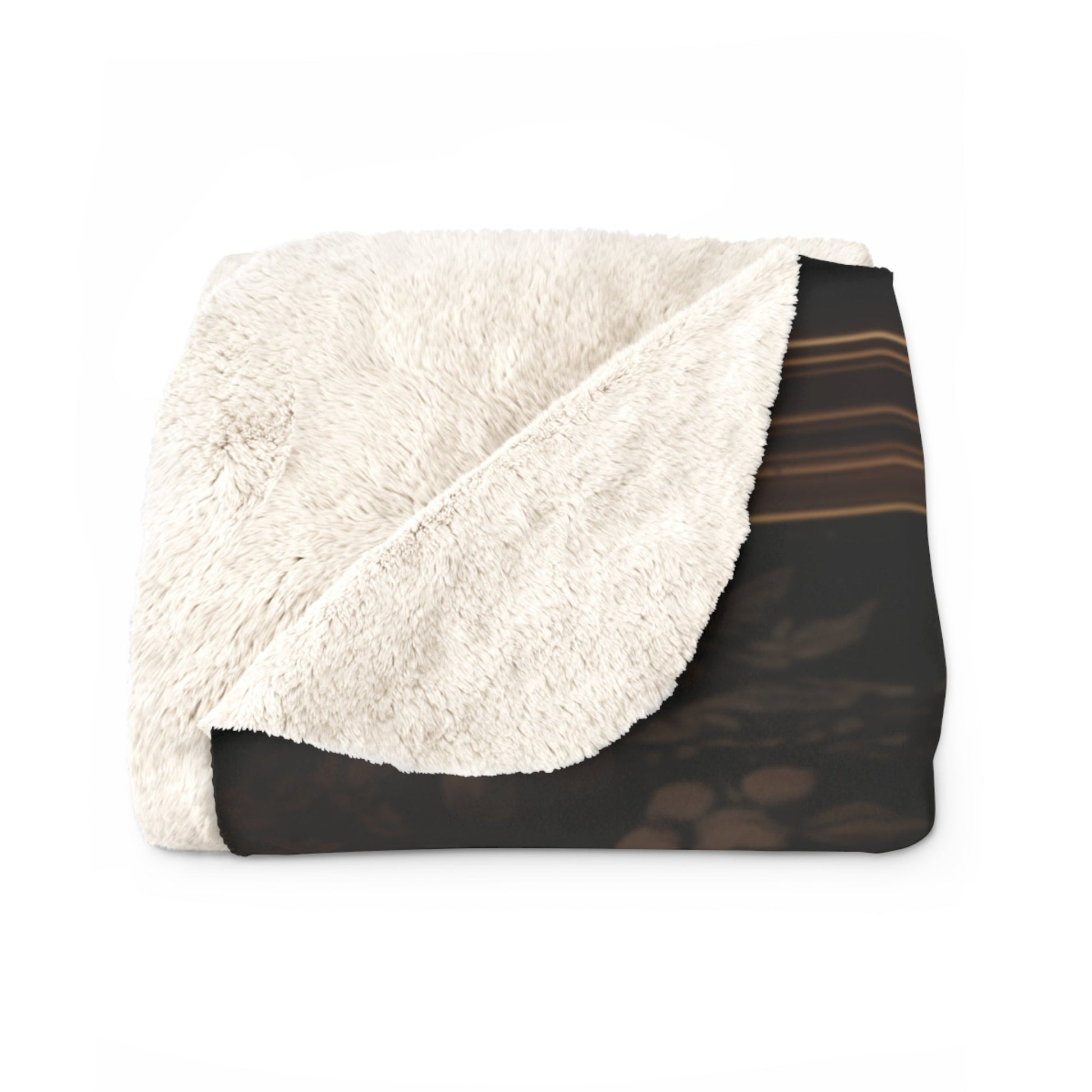 Sherpa Fleece Blanket Featuring a Flower Art Deco Labrador design - Hobbster