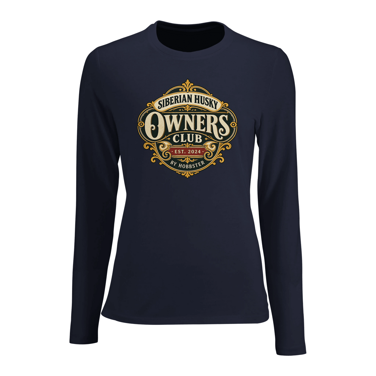 Siberian Husky Owners Club Women's Long-Sleeve T-shirt - Hobbster