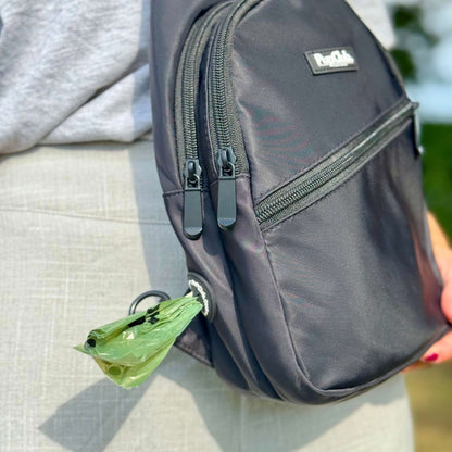 Dog Walking Sling Backpack - Khaki Green - Hobbster