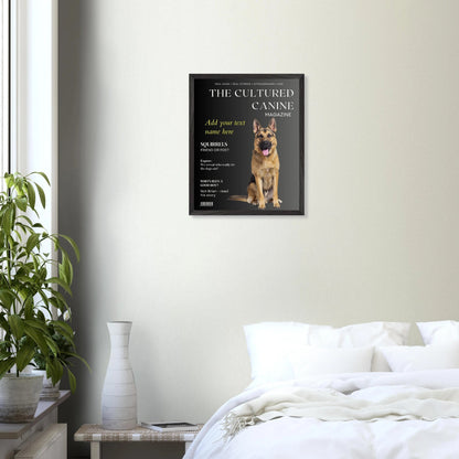 The Cultured Canine Magazine - Custom Dog Portrait - Hobbster