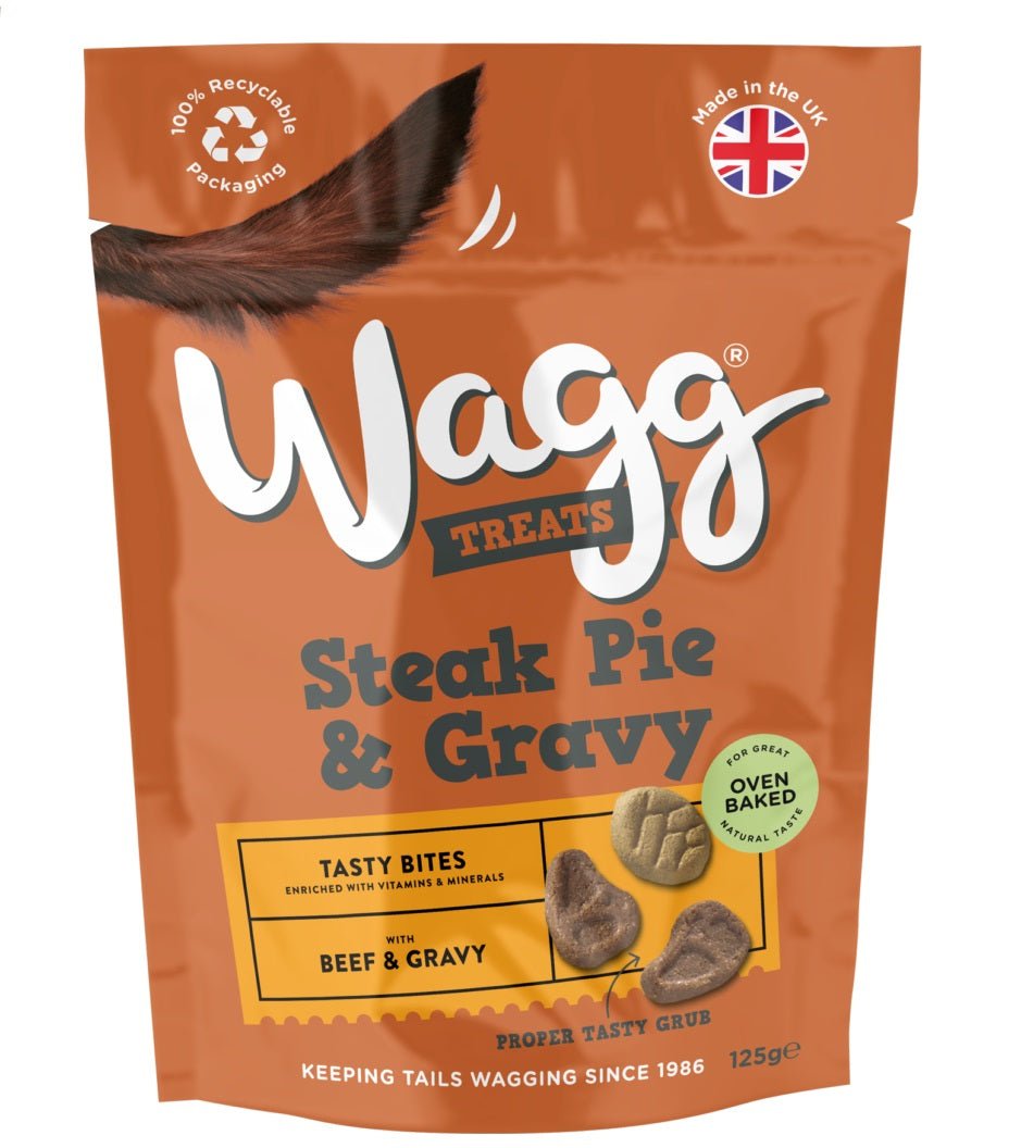 Wagg Steak Pie & Gravy Tasty Bite [7 packs of 125g] - Hobbster