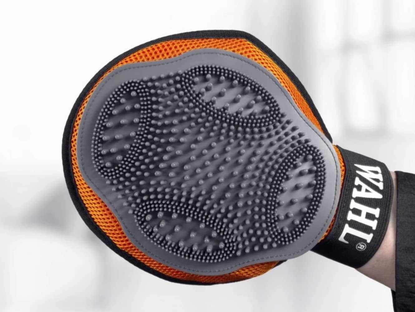 Wahl Grooming Glove [Orange & Grey] - Hobbster