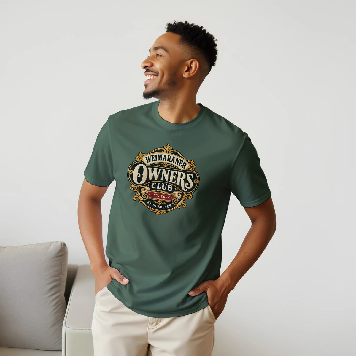 Weimaraner Owners Club Men's T-shirt - Hobbster