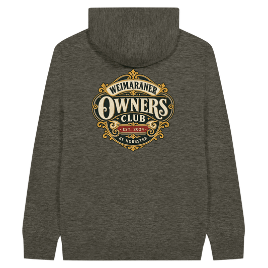 Weimaraner Owners Club Men's Zip Hoodie - Hobbster