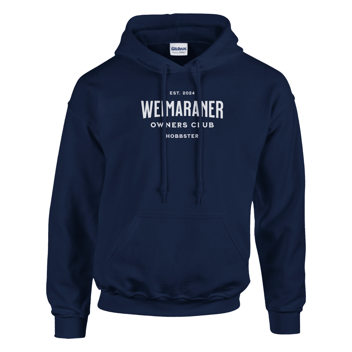 Weimaraner Owners Club Pullover Hoodie - Hobbster