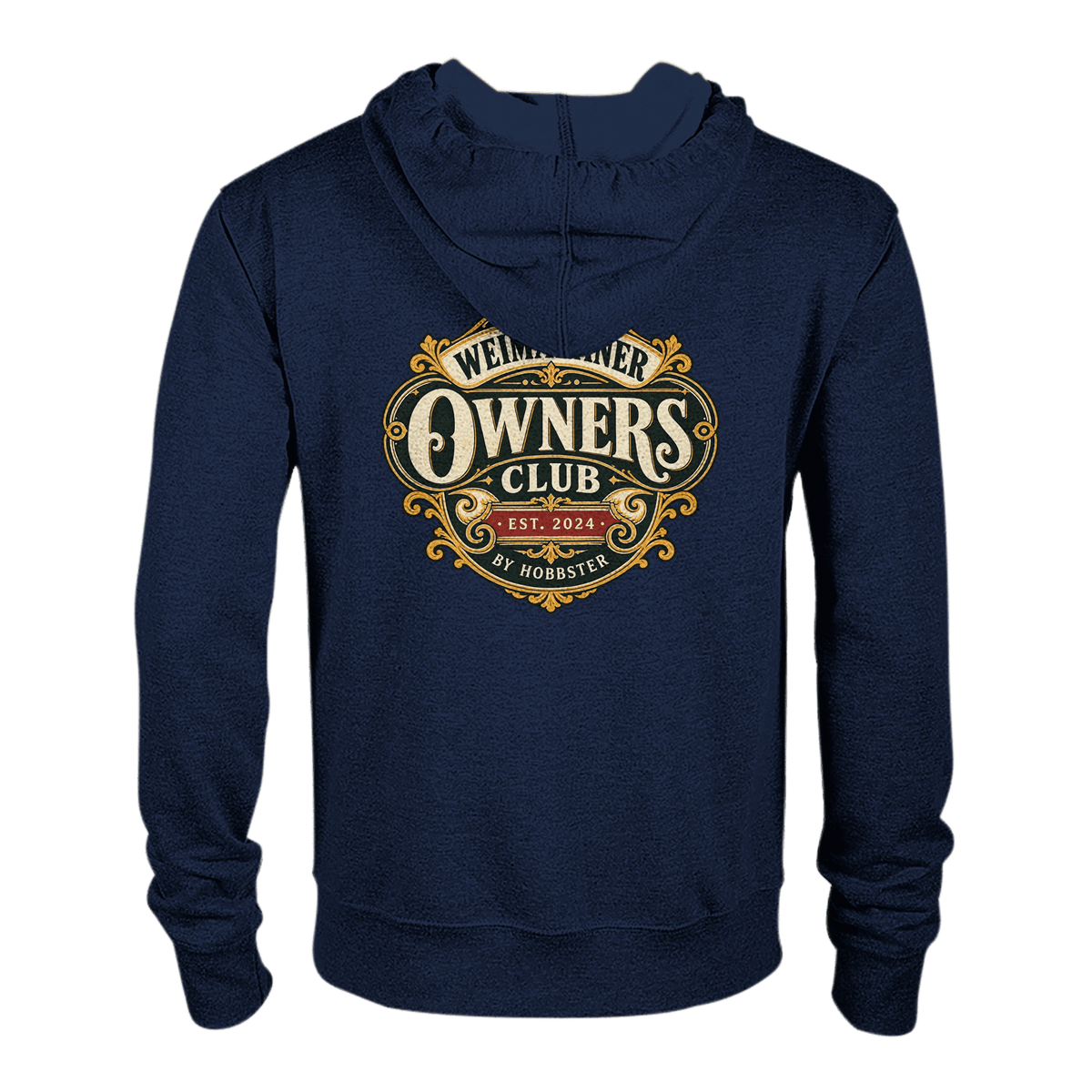 Weimaraner Owners Club Women's Zip Hoodie - Hobbster