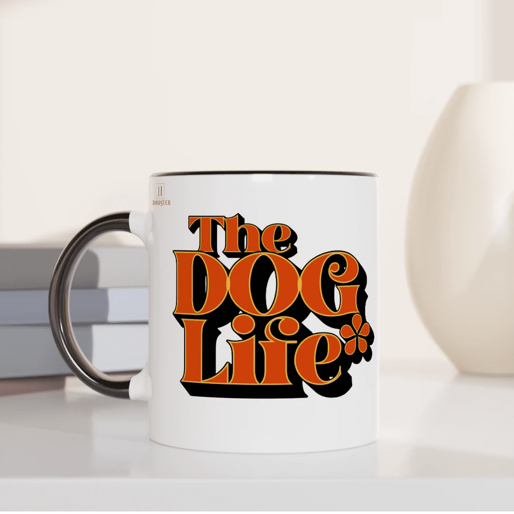 White 11oz Ceramic Mug | The Dog Life - Hobbster