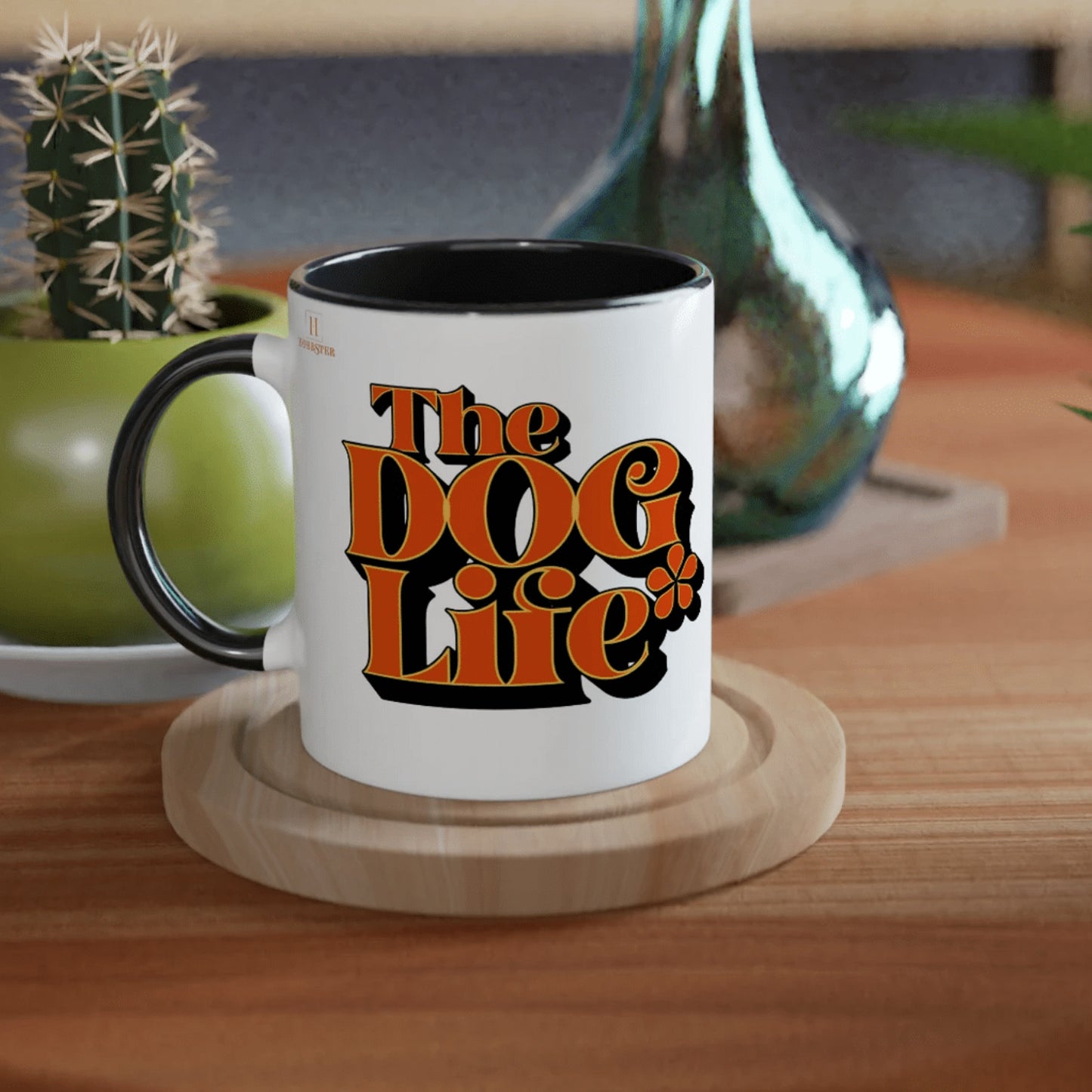 White 11oz Ceramic Mug | The Dog Life - Hobbster