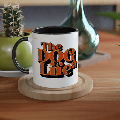 White 11oz Ceramic Mug | The Dog Life - Hobbster