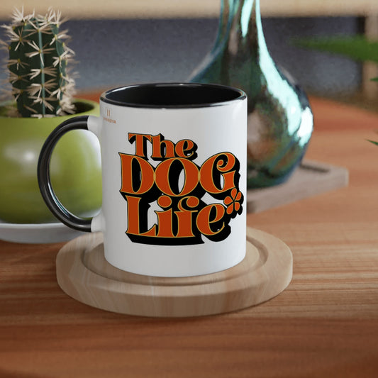 White 11oz Ceramic Mug | The Dog Life - Hobbster