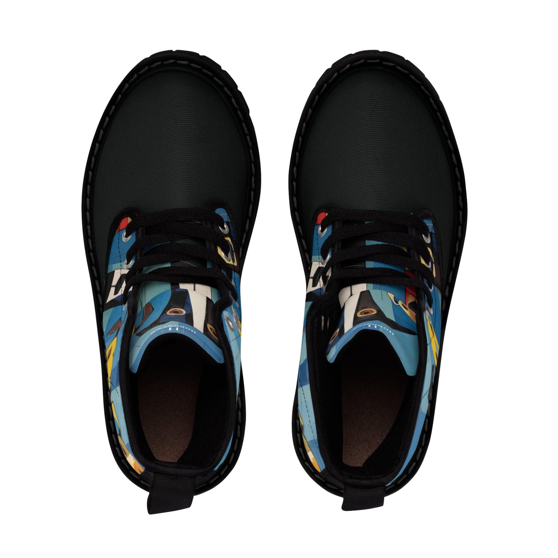 Women's Canvas Boots Featuring The Original Dog Pack - Hobbster