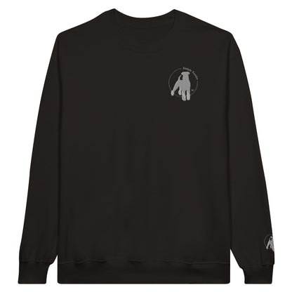 Women's Classic Crewneck Sweatshirt with embroidered Airedale Terrier logo - Hobbster