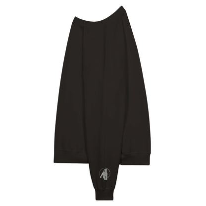 Women's Classic Crewneck Sweatshirt with embroidered Airedale Terrier logo - Hobbster