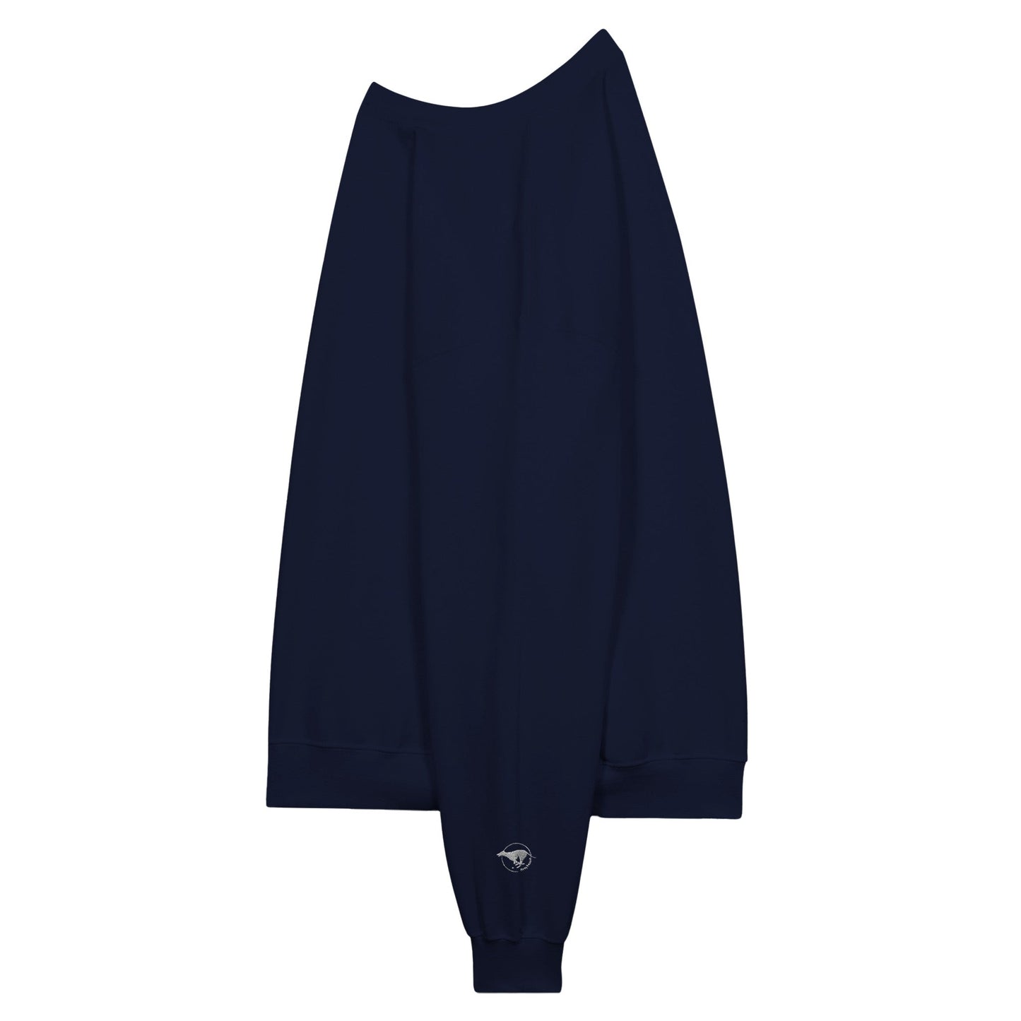 Women's Classic Crewneck Sweatshirt with embroidered Greyhound logo - Hobbster