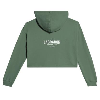 Women's Cropped Hoodie | Labrador Owners Club - Hobbster