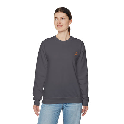 Women's Heavy Blend™ Crewneck Sweatshirt with custom Hungarian Vizsla logo design - Hobbster