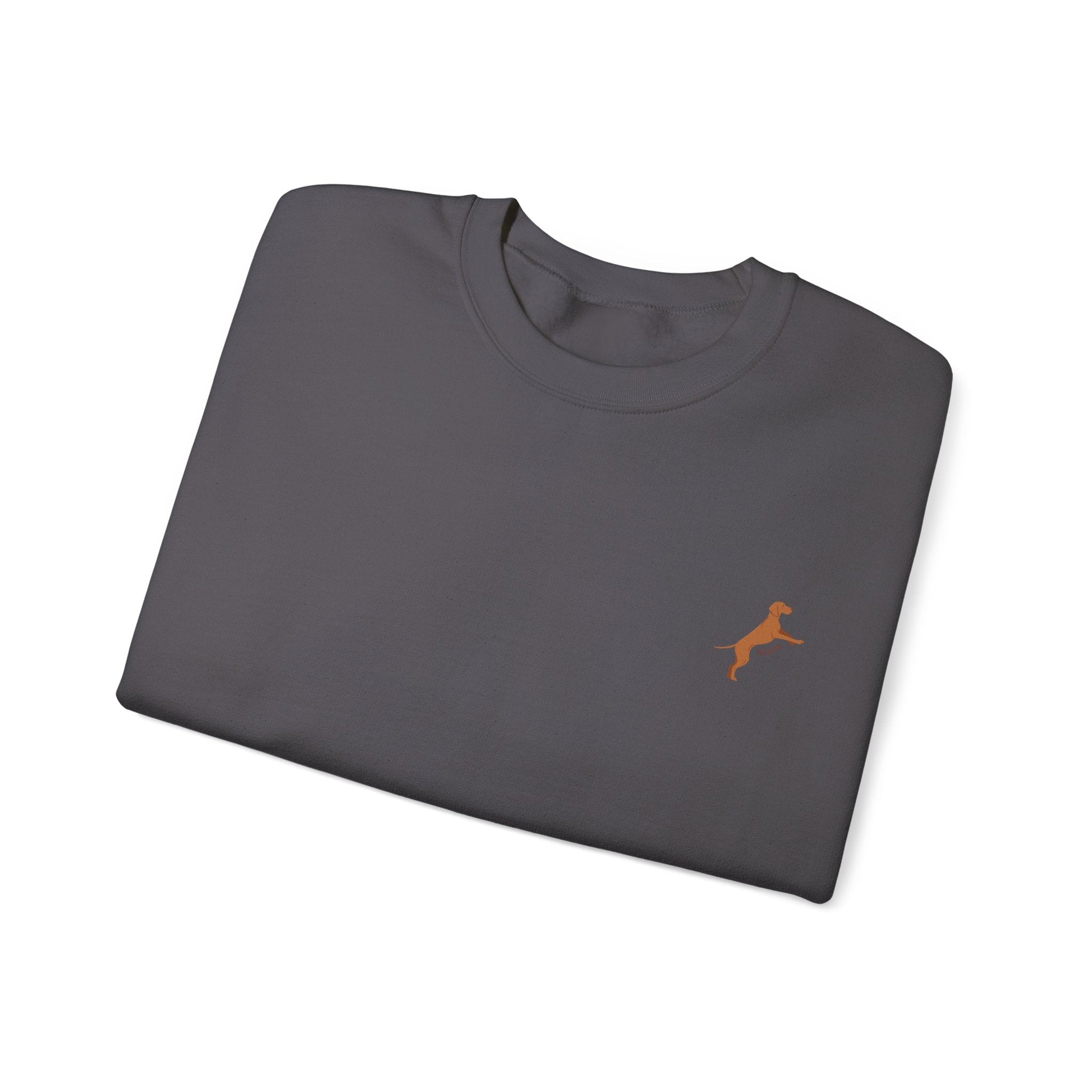 Women's Heavy Blend™ Crewneck Sweatshirt with custom Hungarian Vizsla logo design - Hobbster