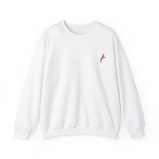 Women's Heavy Blend™ Crewneck Sweatshirt with custom Hungarian Vizsla logo design - Hobbster