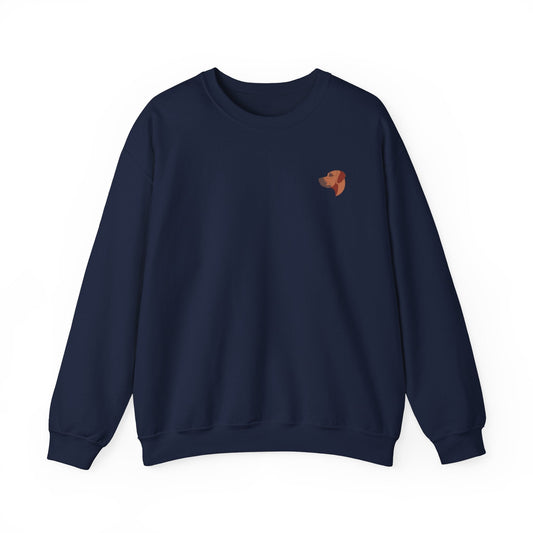 Women's Heavy Blend™ Crewneck Sweatshirt with custom Rhodesian Ridgeback logo design - Hobbster