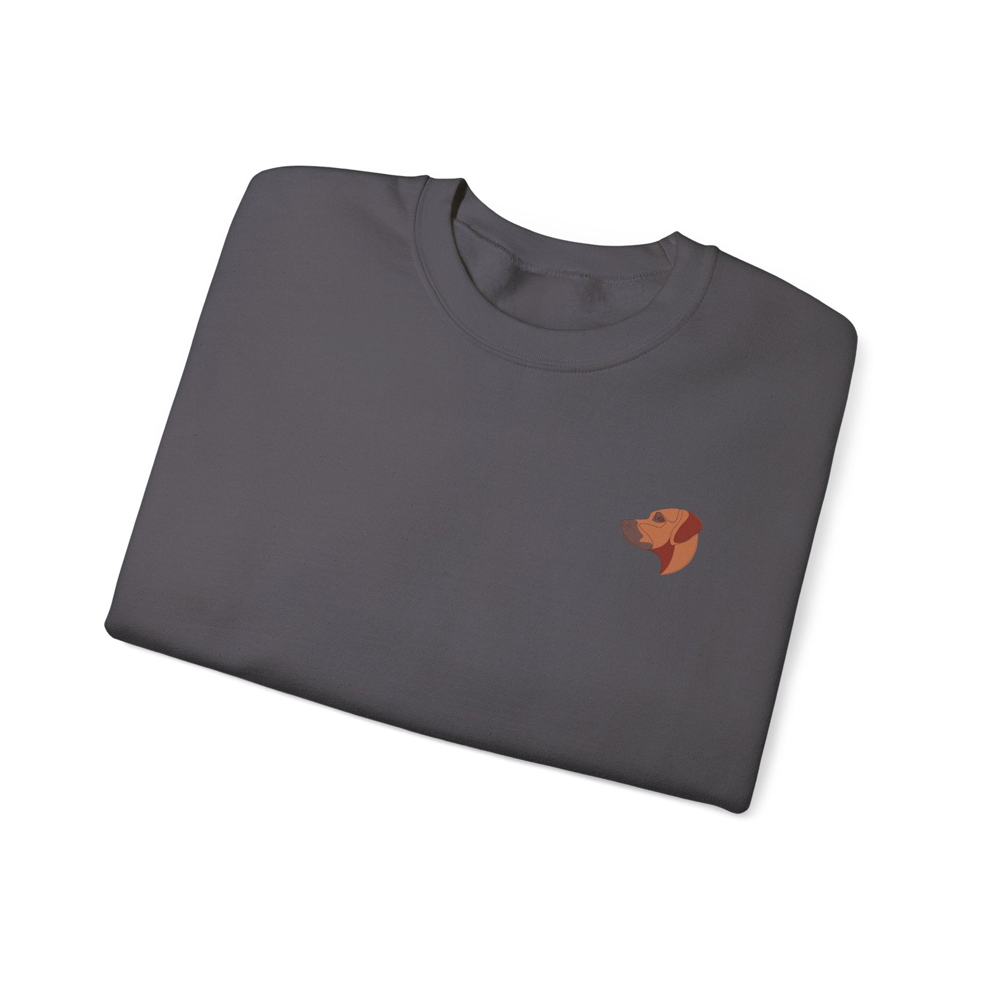 Women's Heavy Blend™ Crewneck Sweatshirt with custom Rhodesian Ridgeback logo design - Hobbster
