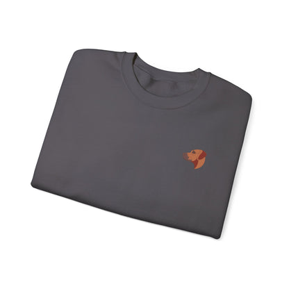 Women's Heavy Blend™ Crewneck Sweatshirt with custom Rhodesian Ridgeback logo design - Hobbster