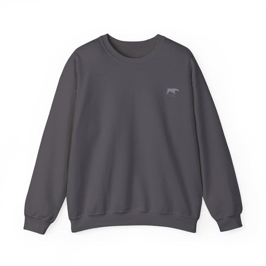 Women's Heavy Blend™ Crewneck Sweatshirt with custom Weimaraner logo design - Hobbster