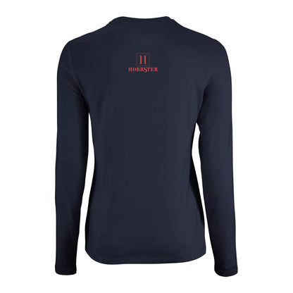 Women's Long Sleeve Fitted T-shirt | The Dog Life - Hobbster