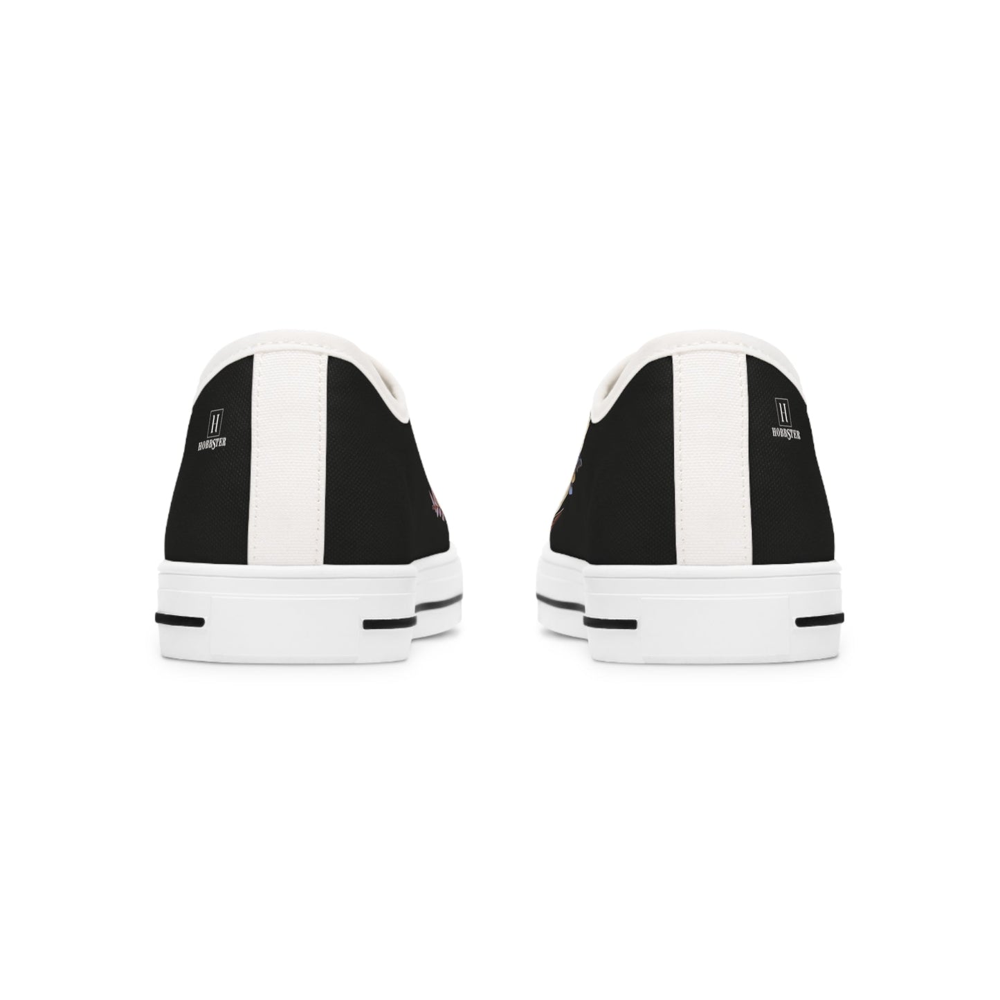 Women's Low-Top Trainers featuring Labrador Paper Quilling Effect Design - Hobbster