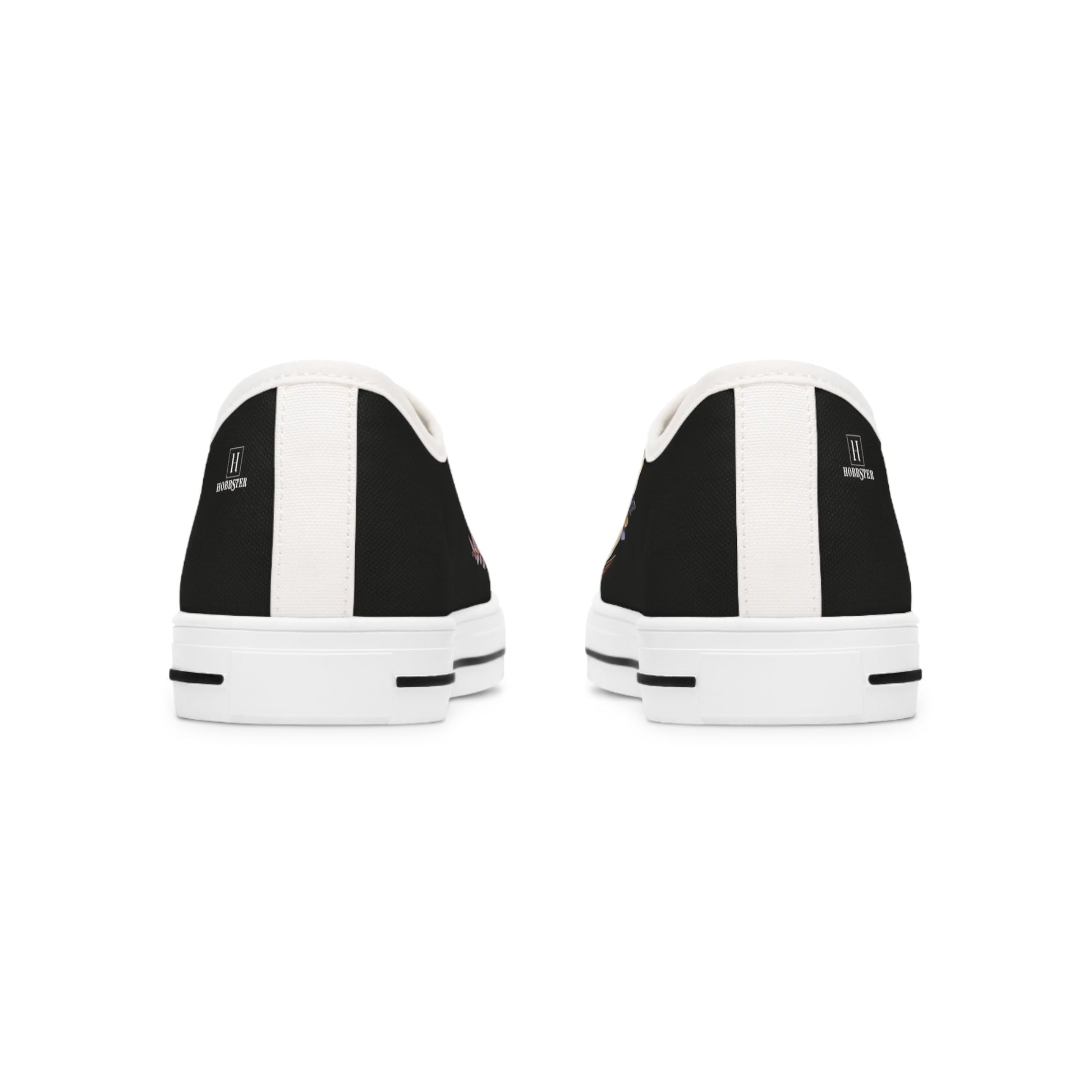 Women's Low-Top Trainers featuring Labrador Paper Quilling Effect Design - Hobbster