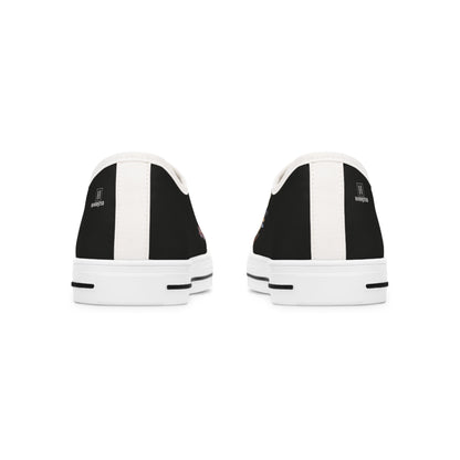 Women's Low-Top Trainers featuring Labrador Paper Quilling Effect Design - Hobbster