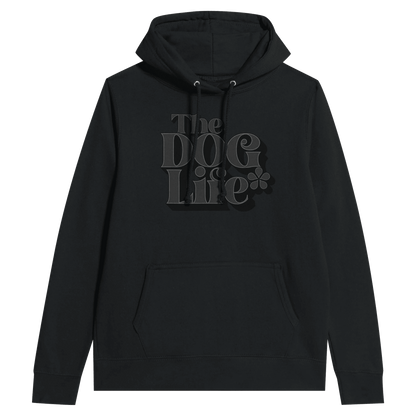 Women's Pullover Hoodie Black | The Dog Life - Hobbster